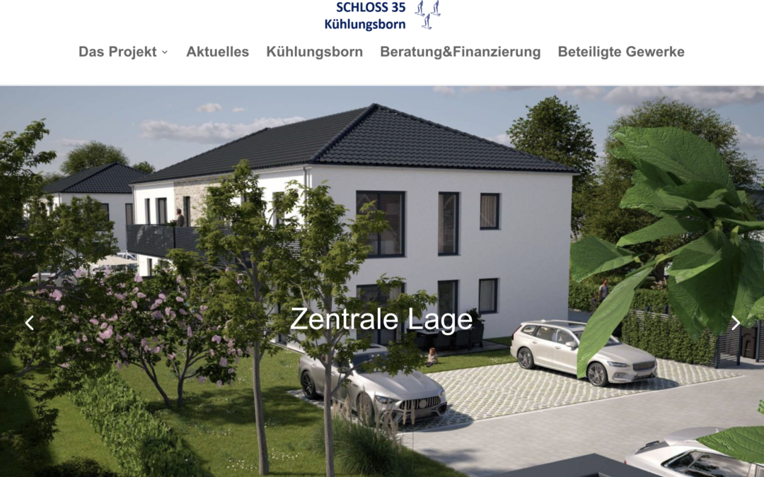 Projektseite Schloss35 Online