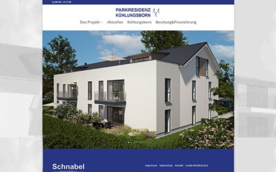 Projektseite Parkresidenz Online