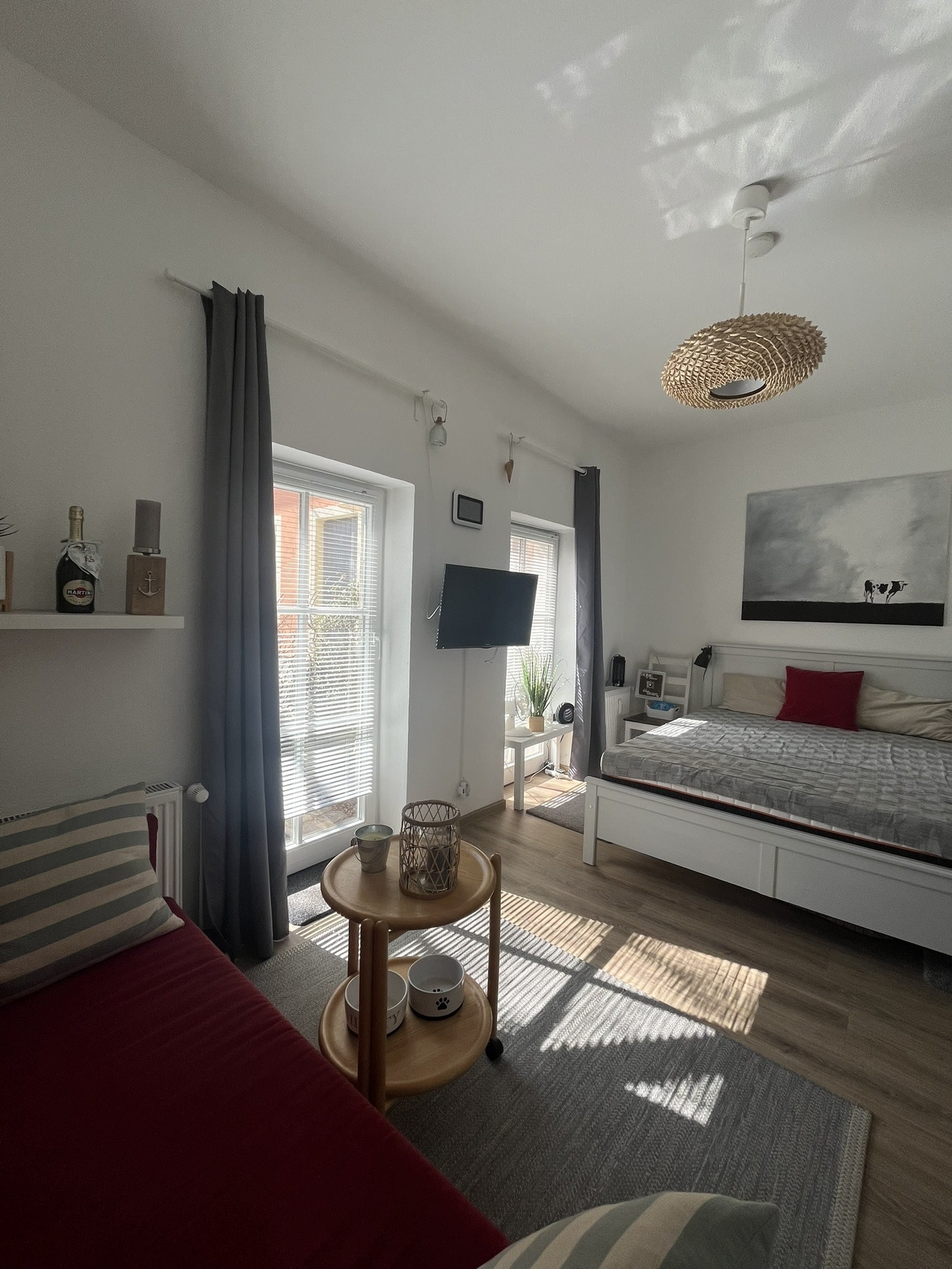 Wohn/Schlafbereich Wohnung EG rechts Hofseite