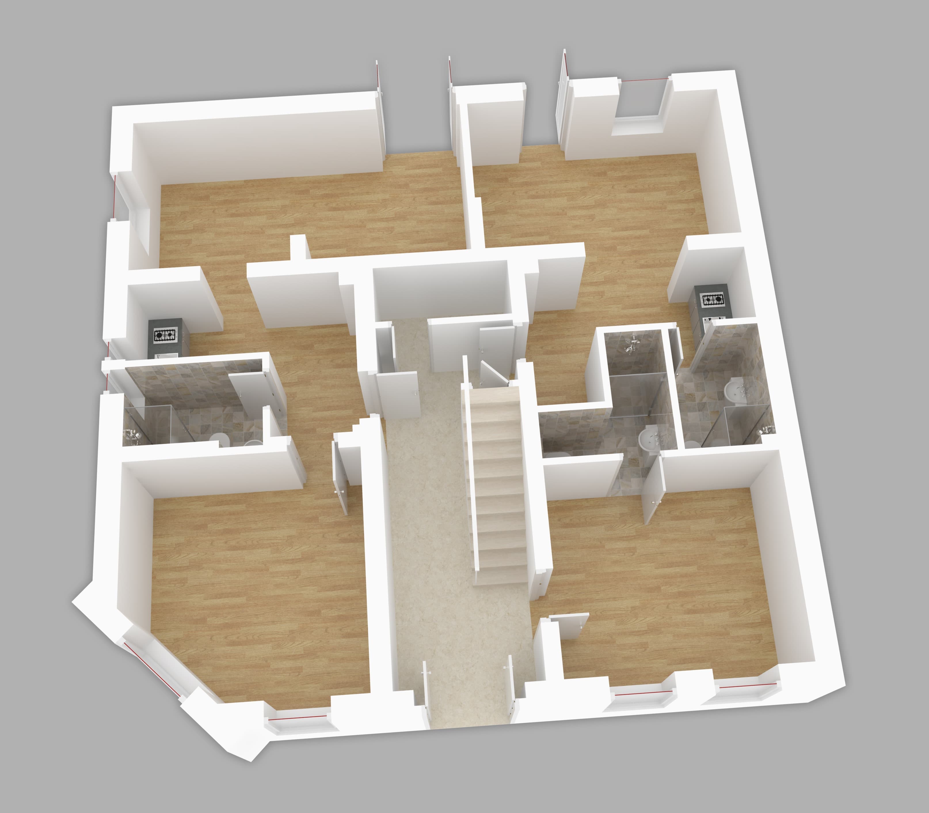 Grundriss 3D Erdgeschoss