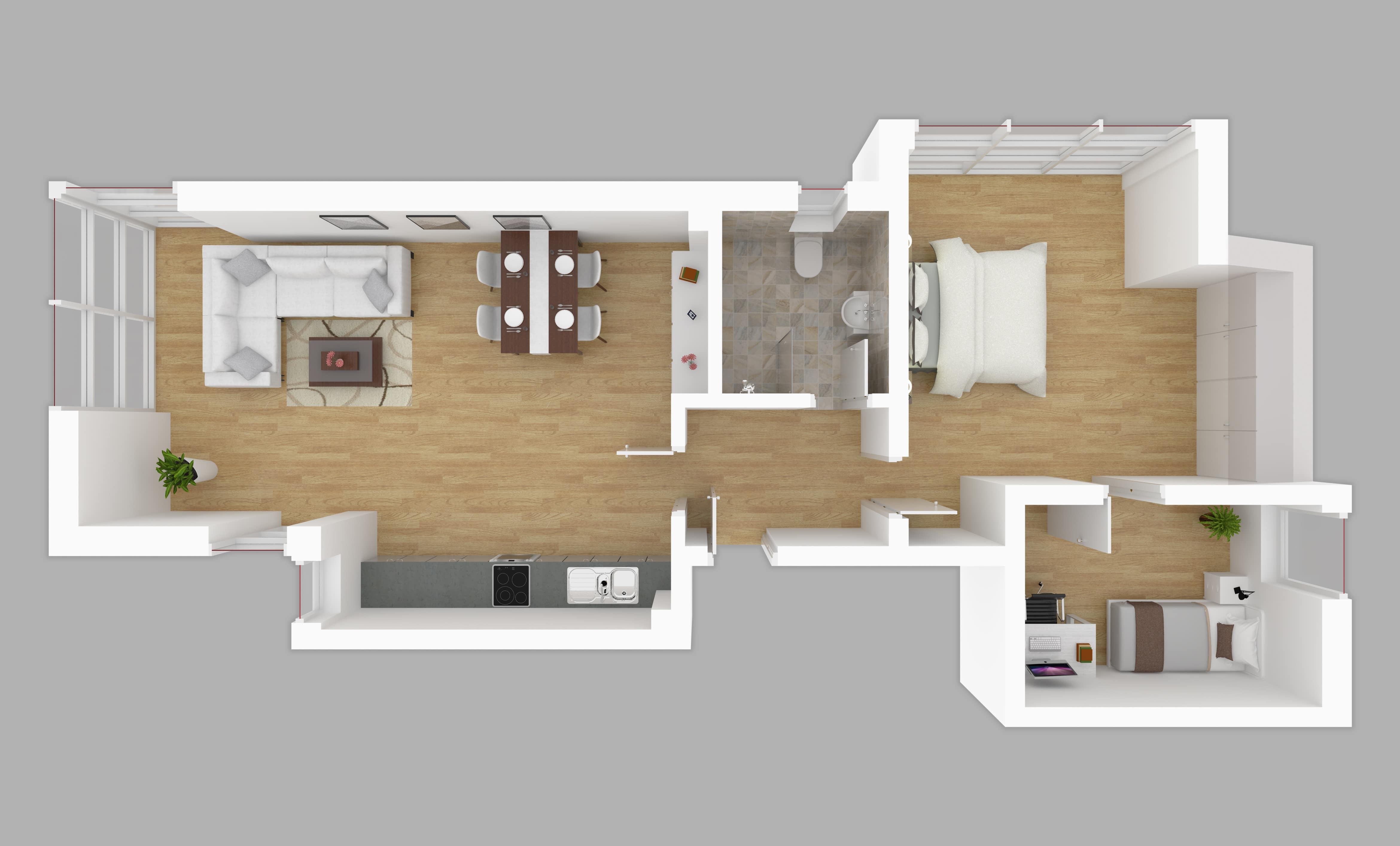 Grundriss 3D