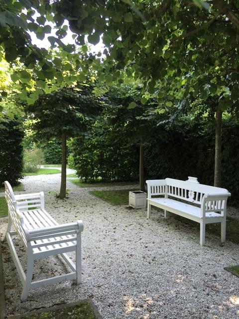 Gartenbereich der Ferienanlage