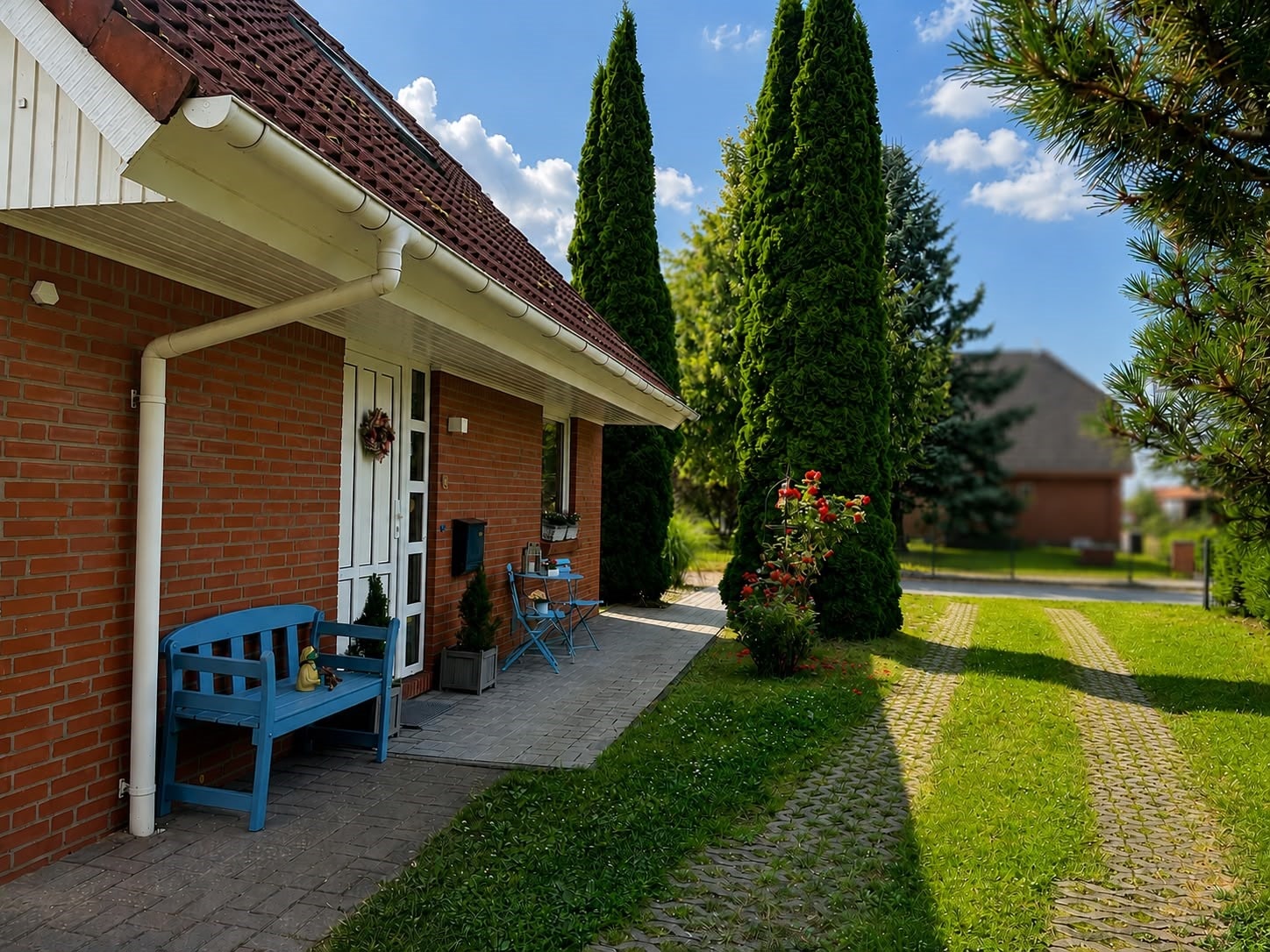 Außenansicht (Eingangsbereich Auffahrt)